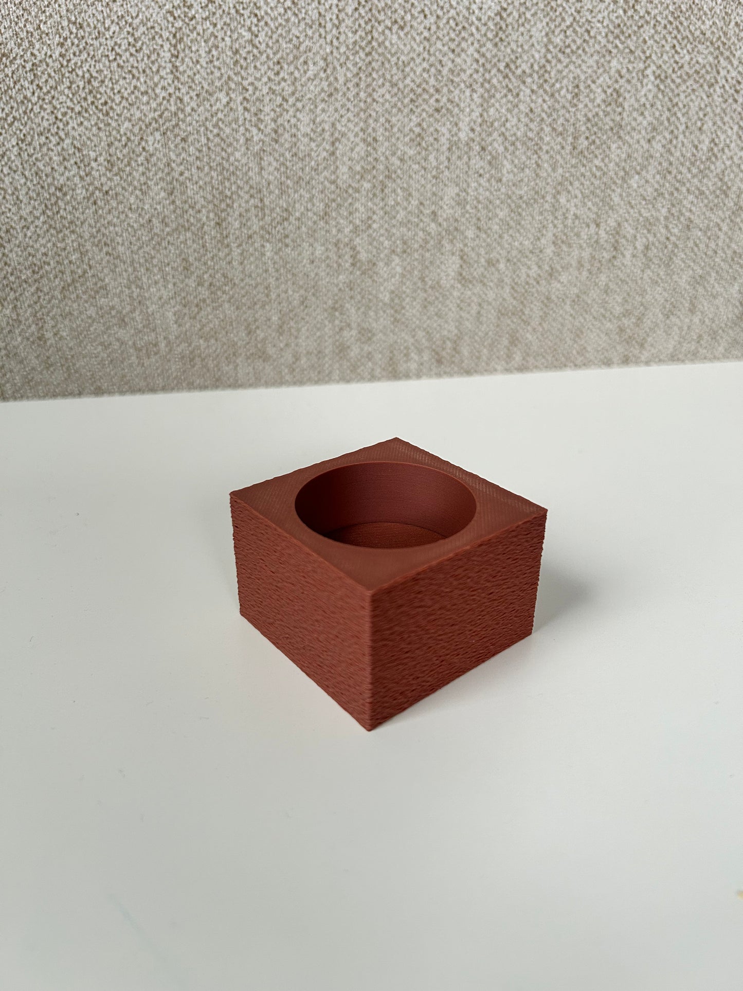 Oak Block Tealight Holder