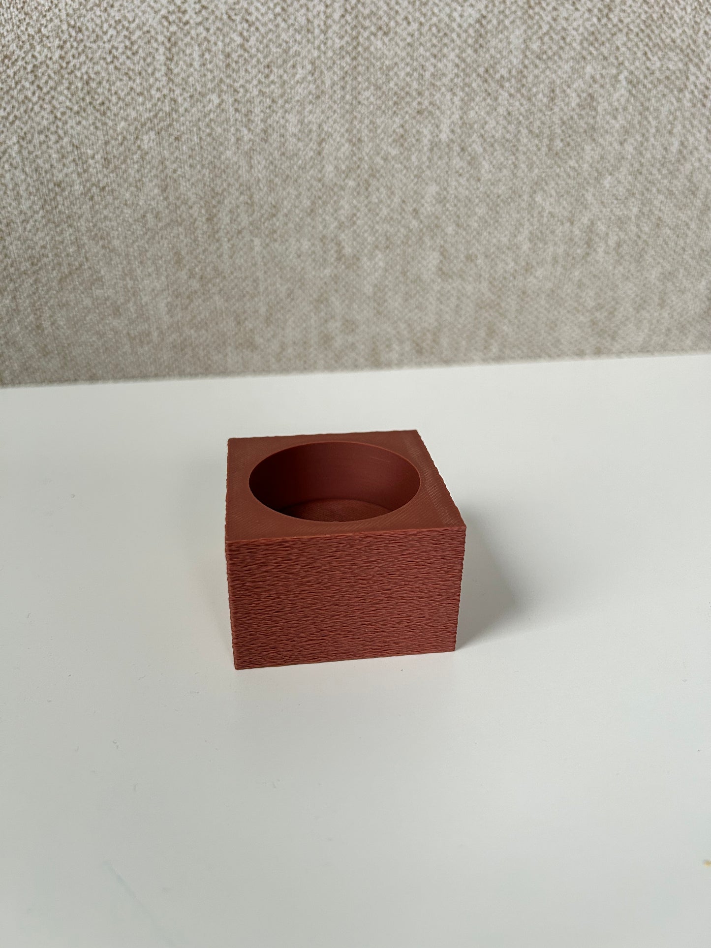 Oak Block Tealight Holder