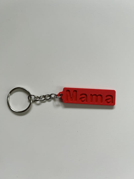 Mama & Papa Blok Sleutelhanger