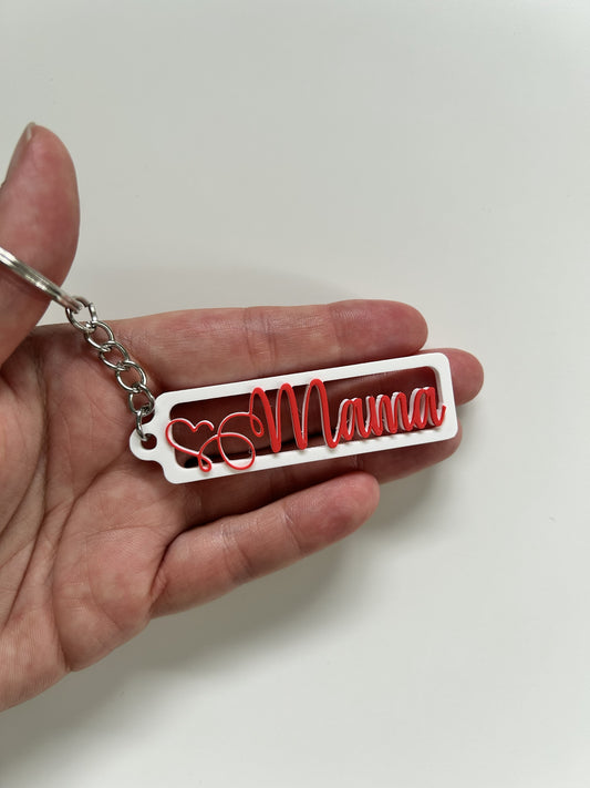 Mama & Papa Love Sleutelhanger