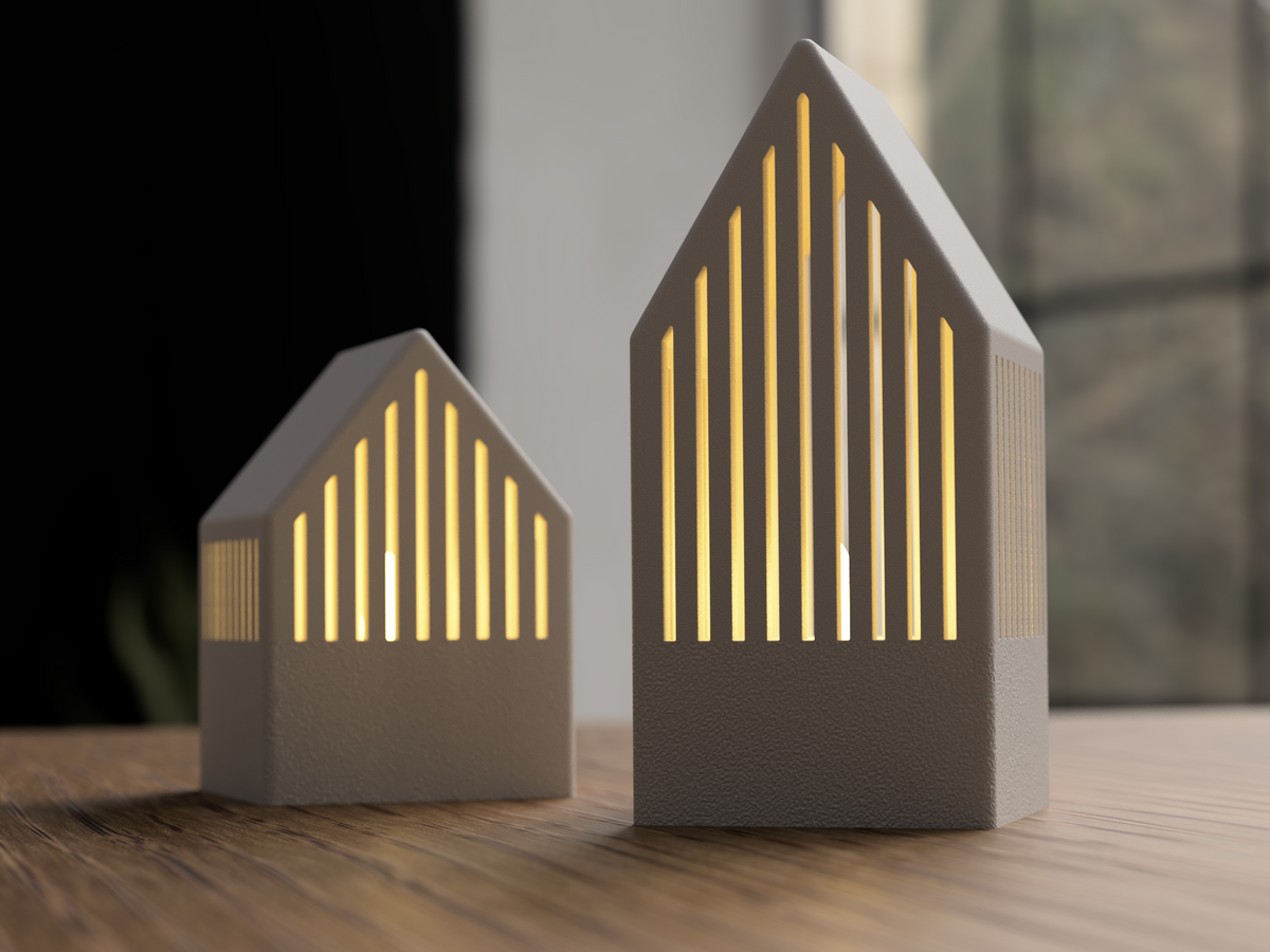 Japandi Tealight Houses